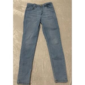 Levis Girls Jeans Size 16 High Rise Super Skinny Denim Blue Casual Pants